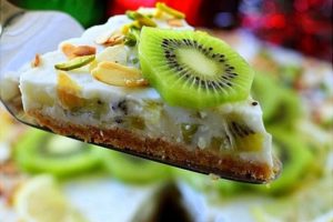 Sočna torta s kivijem