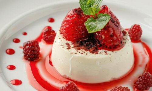 Panna cotta s jagodama